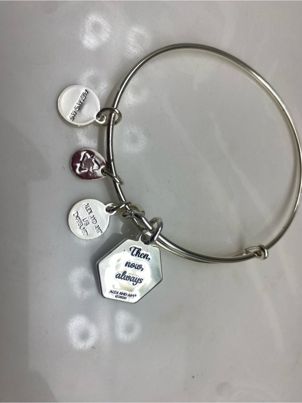 Alex and Ani “I Love You” Charm bracelet - Picture 4 of 4